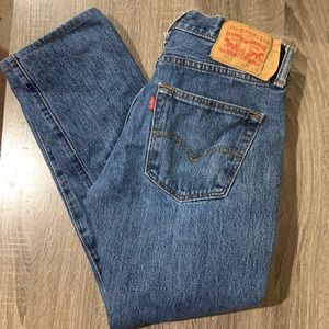 Levis 501 Denim Jeans High Rise